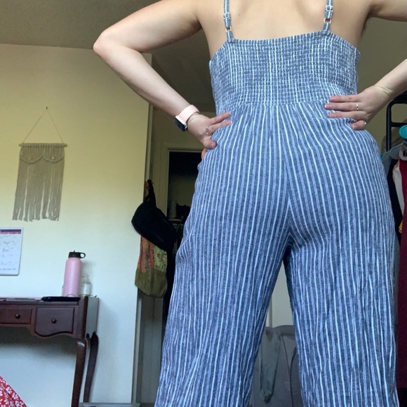 Linen Cami Jumpsuit - Picture 2 of 4